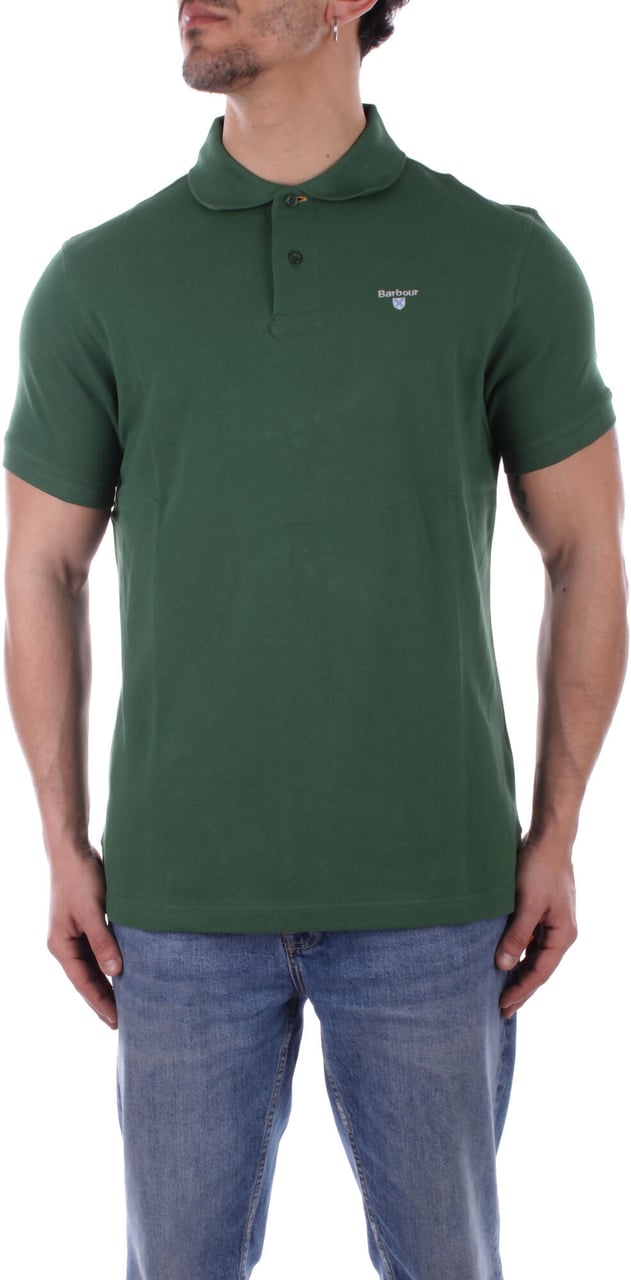 Barbour T-Shirts And Polos Green Groen