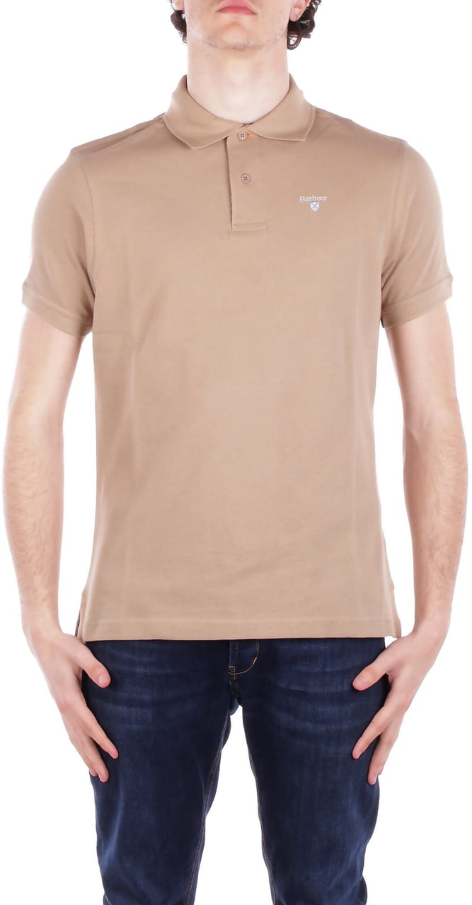 Barbour T-Shirts And Polos Stone Grijs