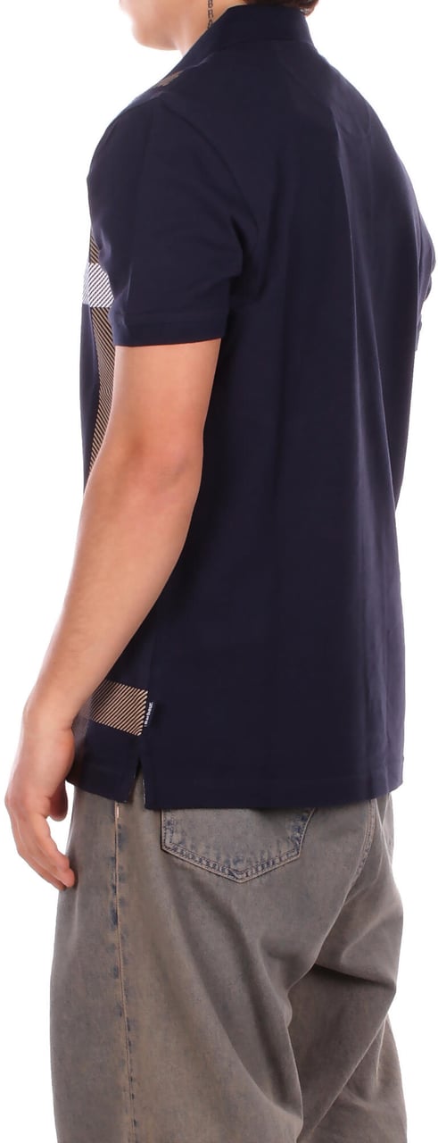 Barbour T-Shirts And Polos Blu Verde Blauw