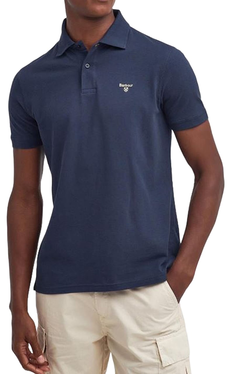 Barbour T-Shirts And Polos Blue Blauw