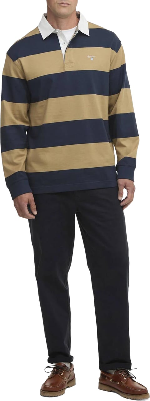 Barbour Heren Broome Rugby Shirt Blauw