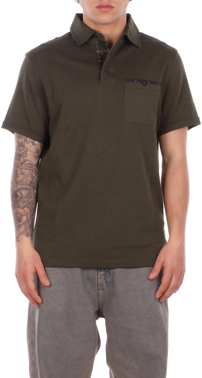 Barbour T-Shirts And Polos Green Groen
