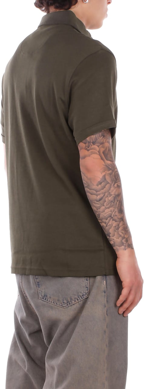 Barbour T-Shirts And Polos Olive Donkergroen