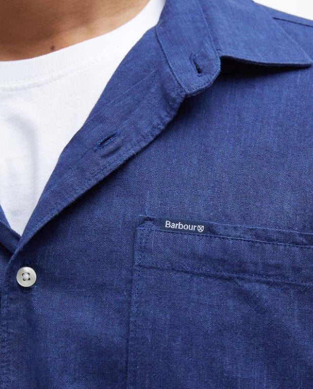 Barbour Shirts Blue Blauw