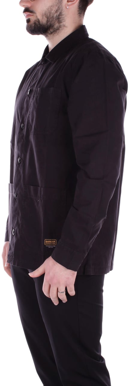 Barbour Shirts Black Zwart