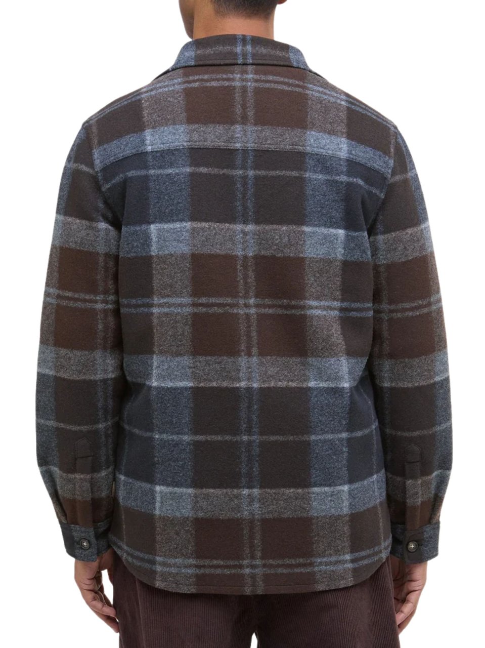 Barbour Chapter Plaid Fleece Overshirt Zwart
