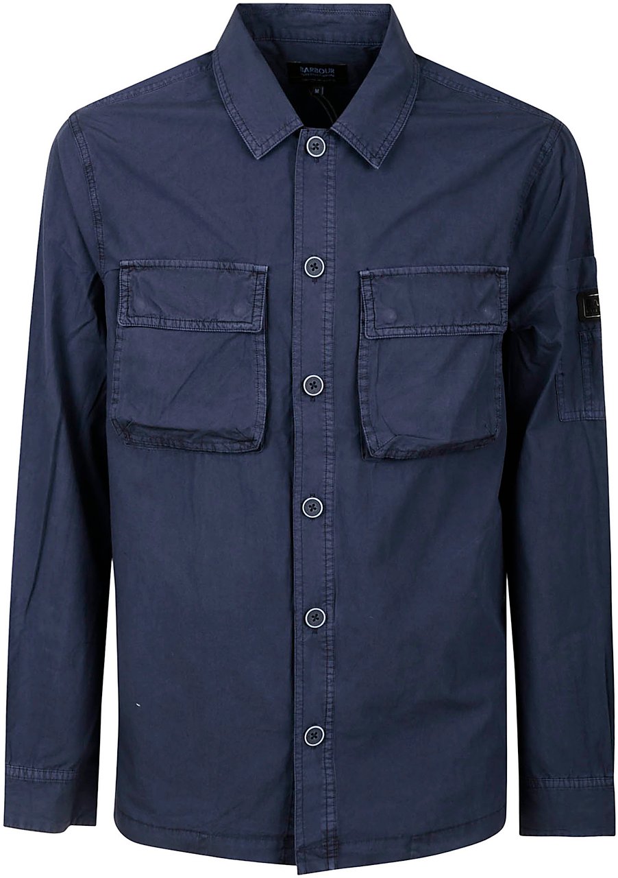 Barbour Shirts Blue Blauw