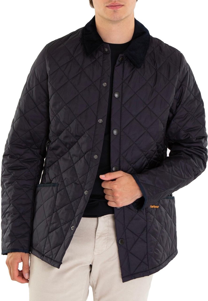 Barbour Heren Heritage Liddesdale Jacket Blauw
