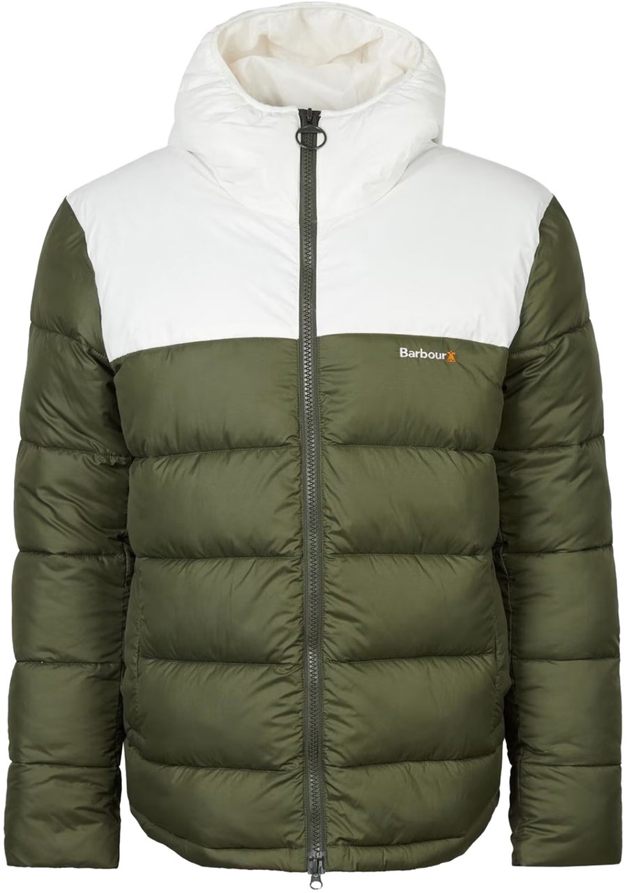 Barbour Hike Baffle Quilted Jacket Groen