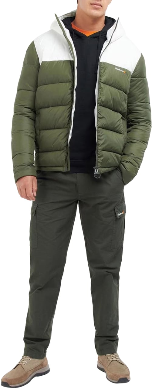 Barbour Hike Baffle Quilted Jacket Groen