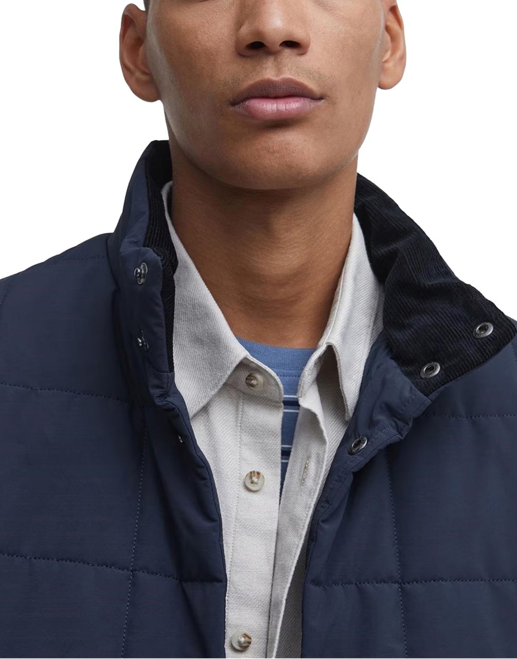 Barbour Shoreman Quilted Jacket Blauw