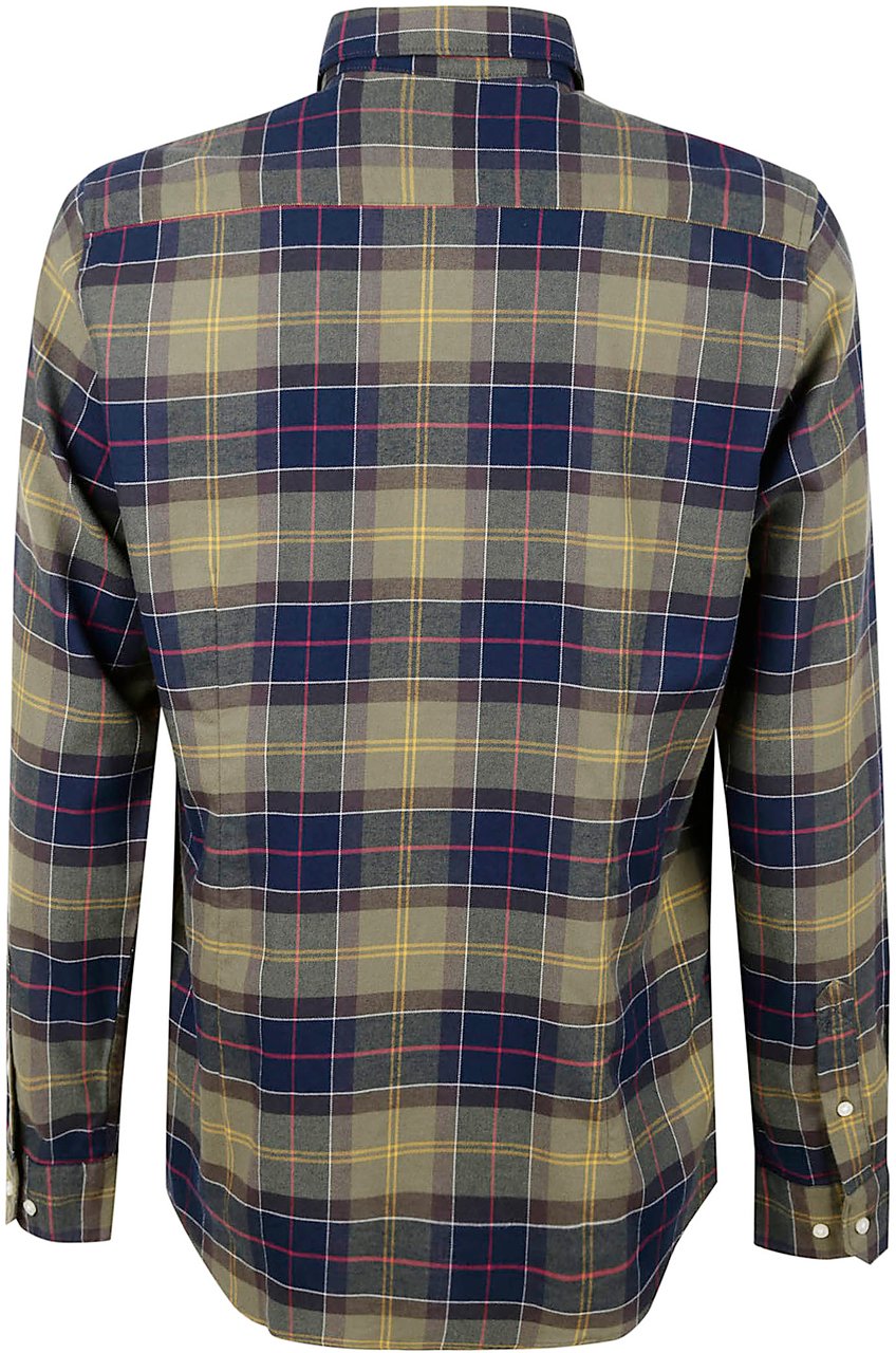 Barbour Shirts Green Groen