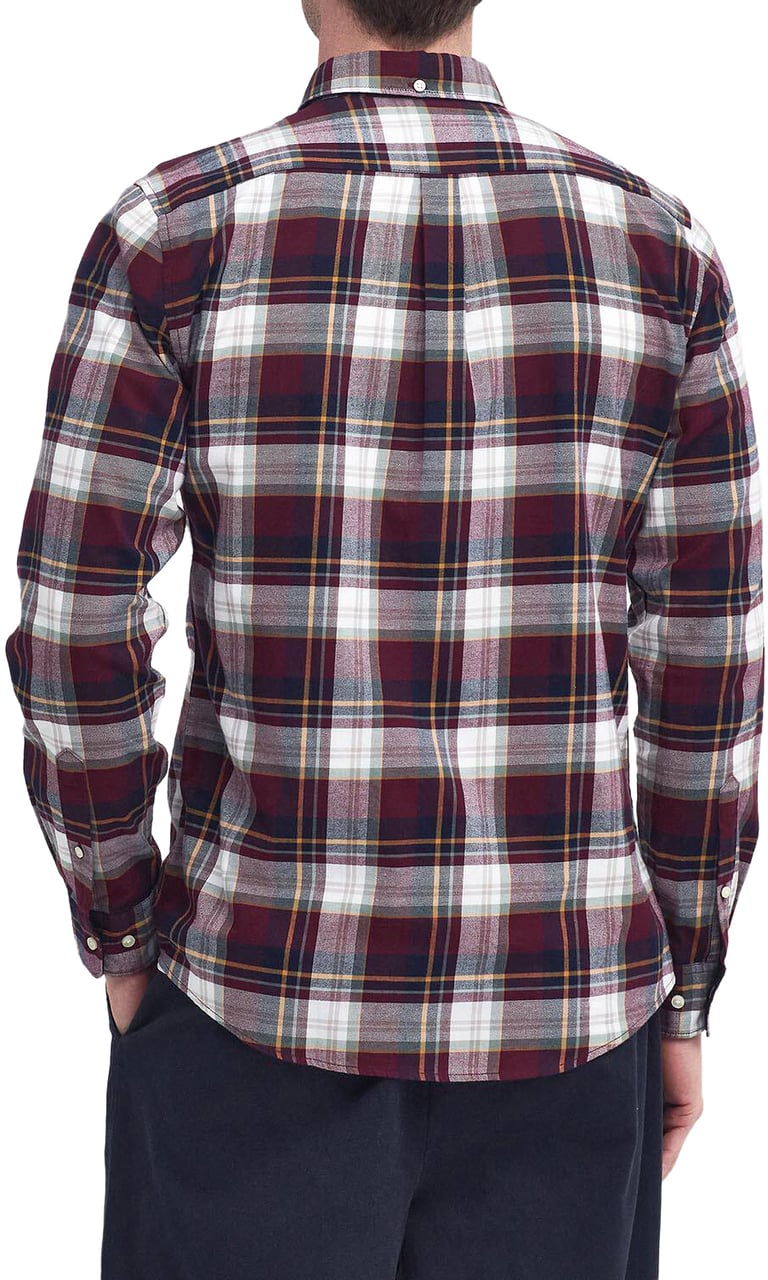 Barbour Shirts Merlot Rood