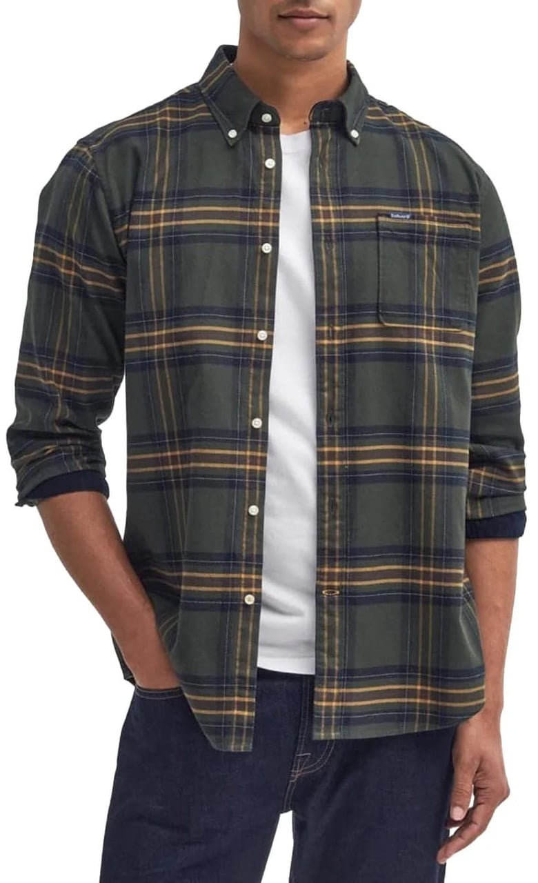 Barbour Barbour Camicie Verde Groen