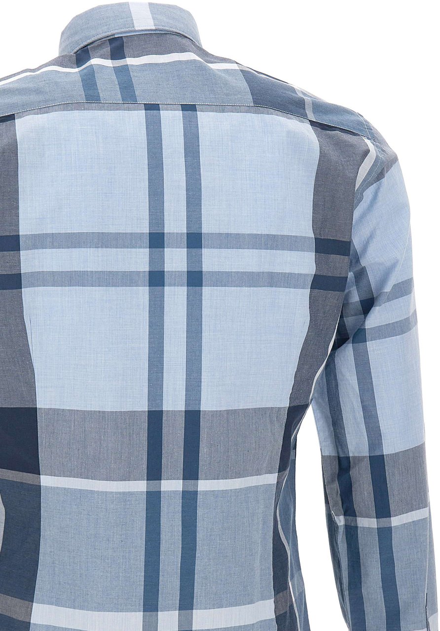 Barbour Shirts Blue Lichtblauw