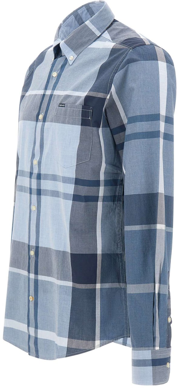 Barbour Shirts Blue Lichtblauw