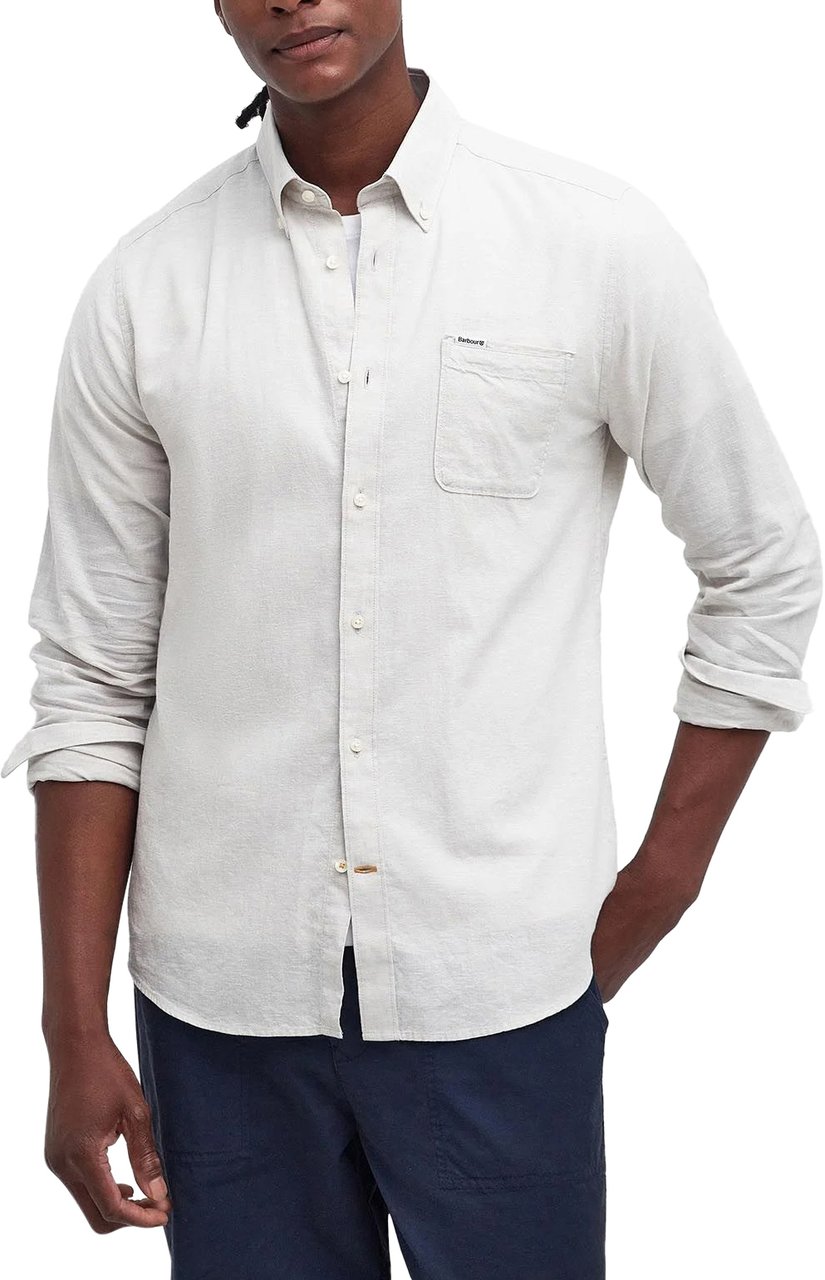 Barbour Shirts Grey Grijs