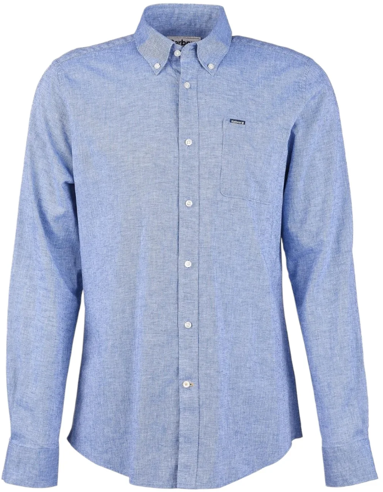 Barbour Shirts Blue Blauw