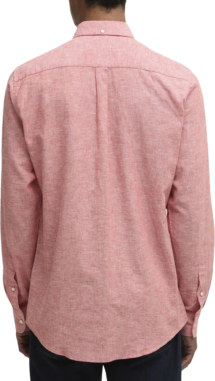 Barbour Heren Nelson Tailored Shirt Rood Rood