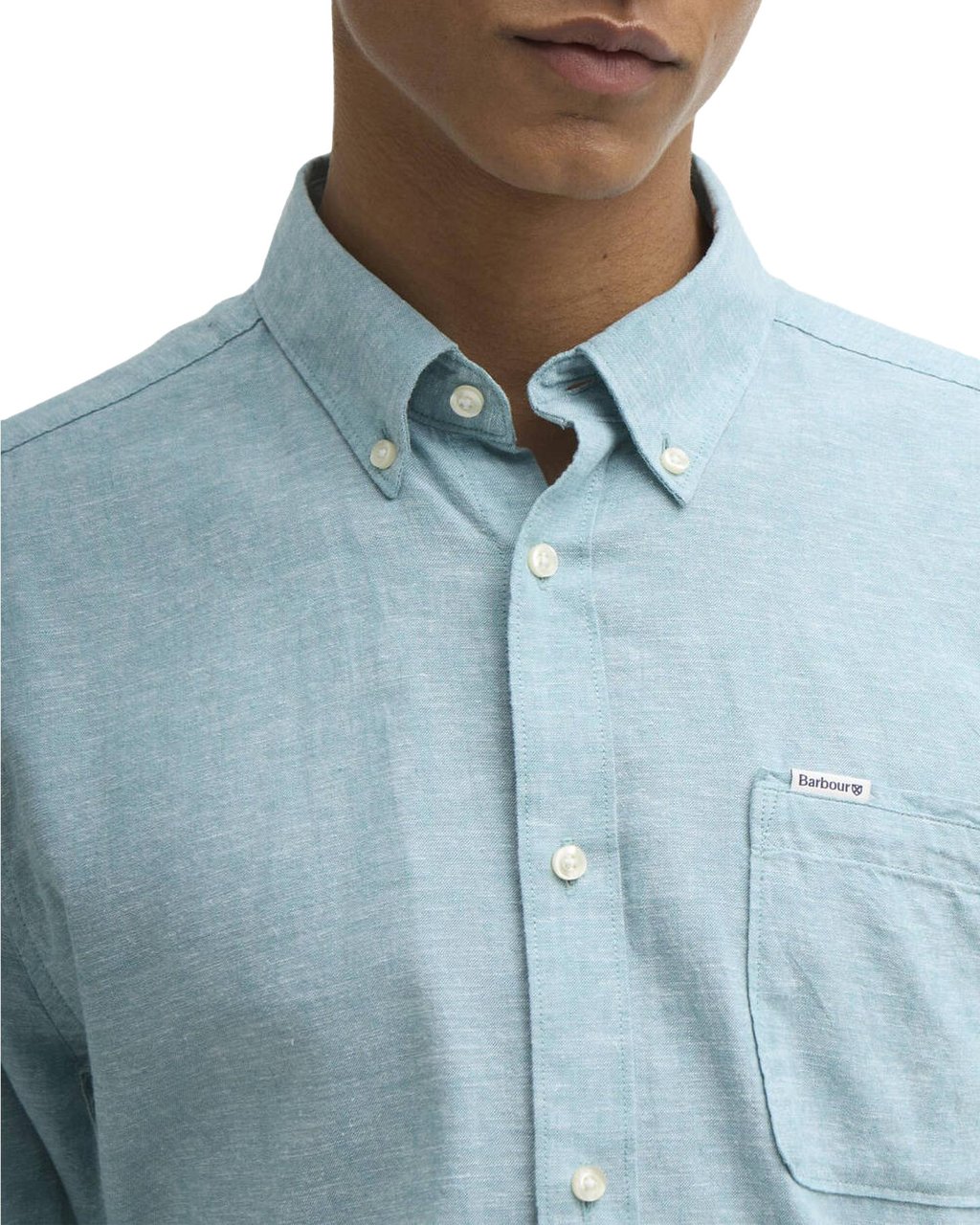 Barbour Heren Nelson Tailored Shirt Groen Groen