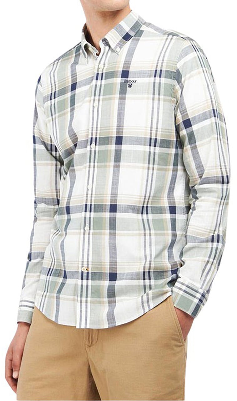 Barbour Shirts Green Groen