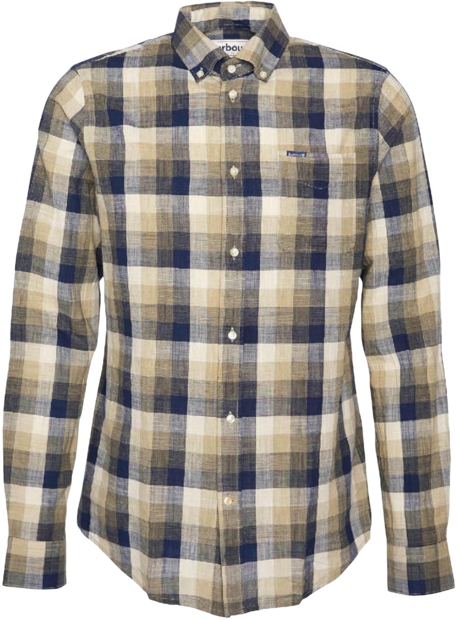 Barbour Shirts Green Groen