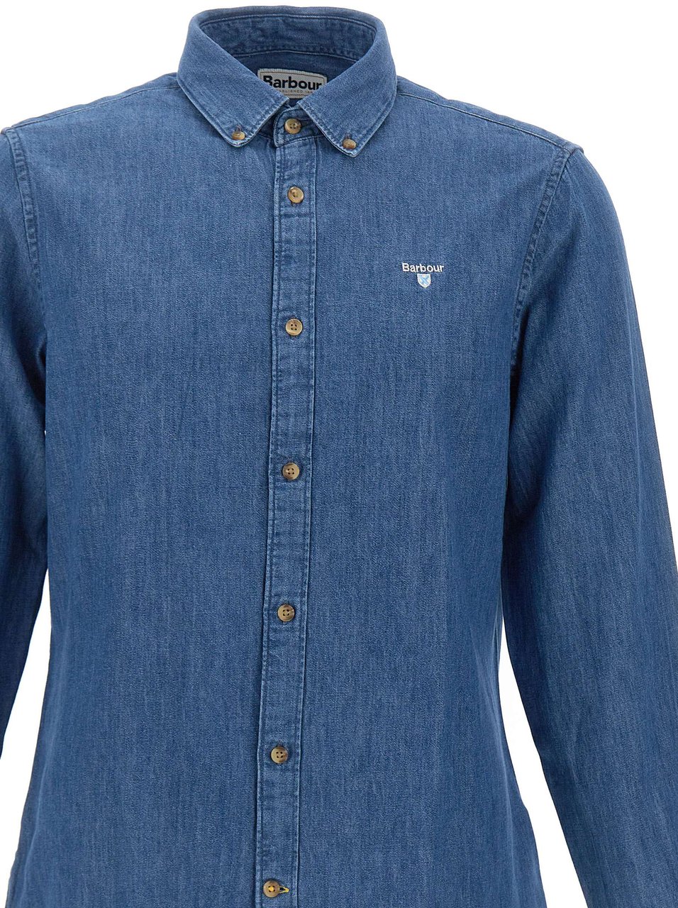Barbour Shirts Blue Blauw