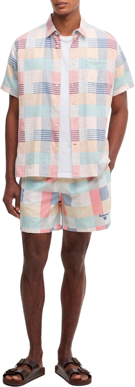 Barbour Heren Patch Swim Short Wit