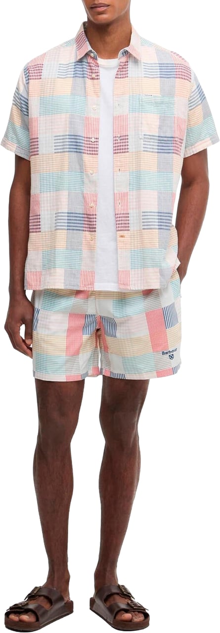 Barbour Heren Patch Swim Short Wit