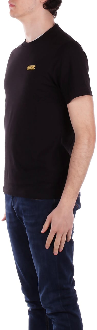 Barbour T-Shirts And Polos Black Zwart