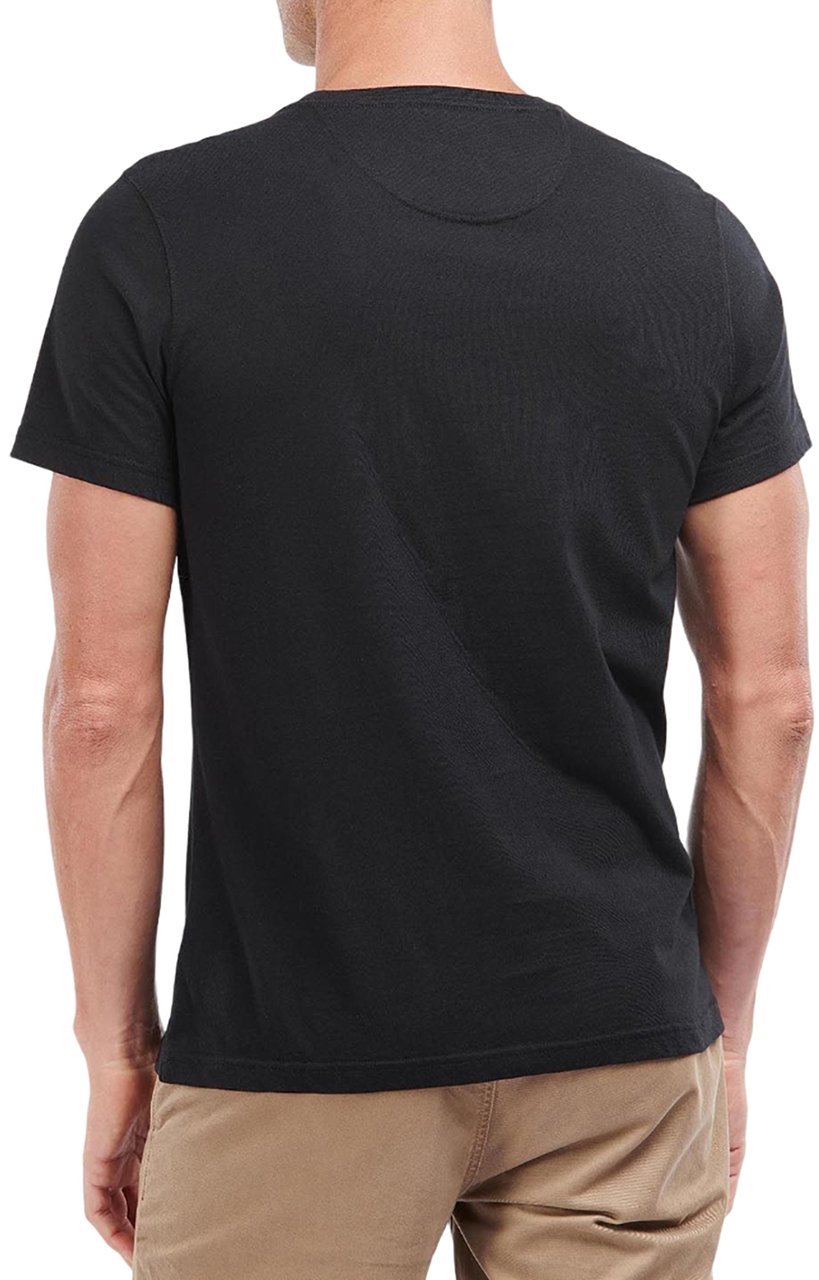 Barbour T-Shirts And Polos Black Zwart