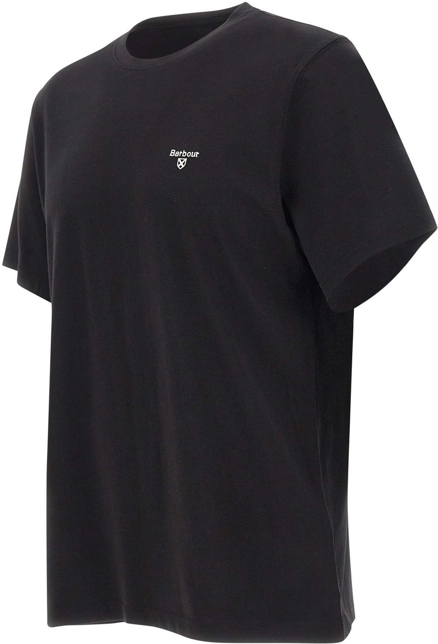 Barbour T-Shirts And Polos Black Zwart