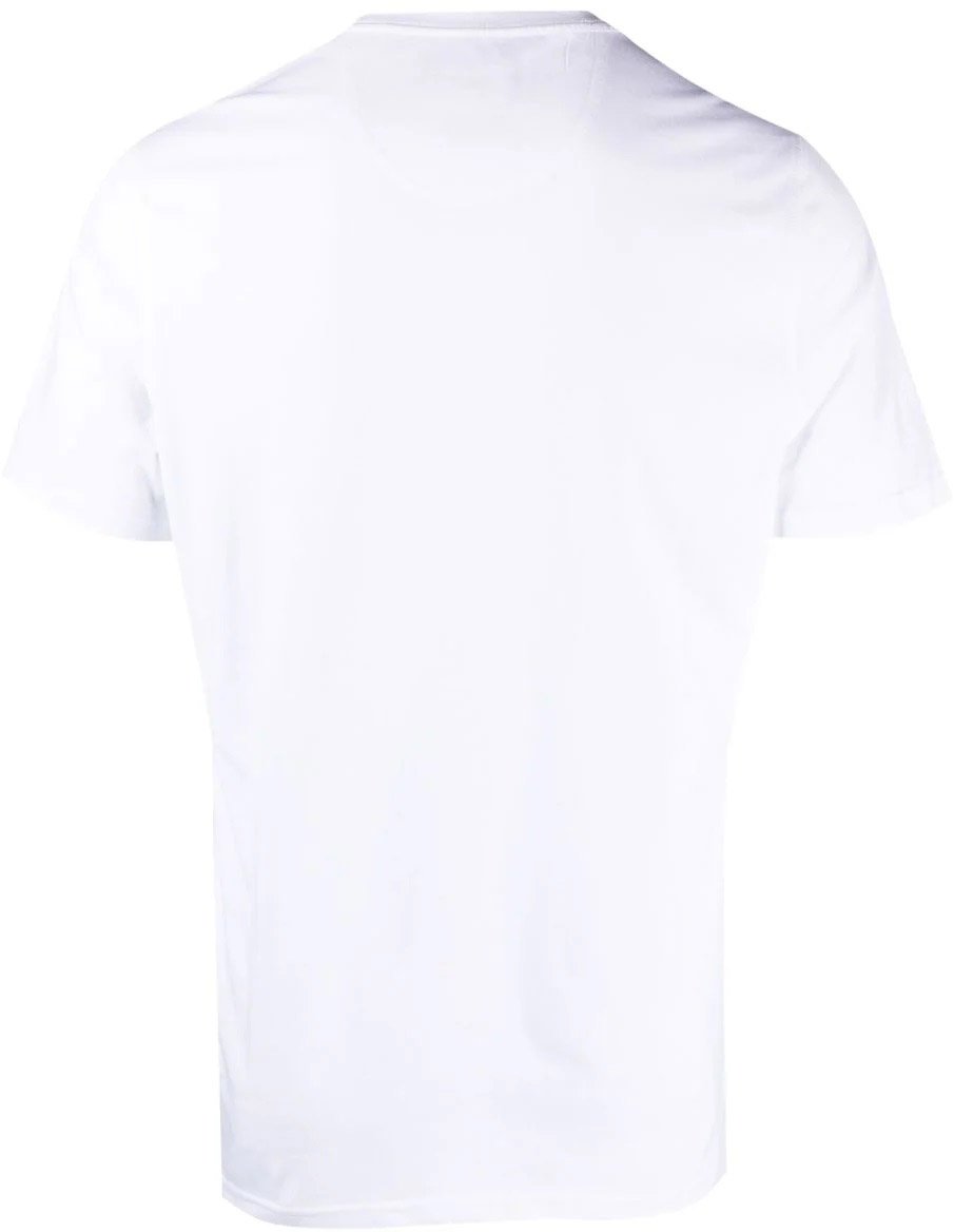 Barbour essential sport tee white Wit