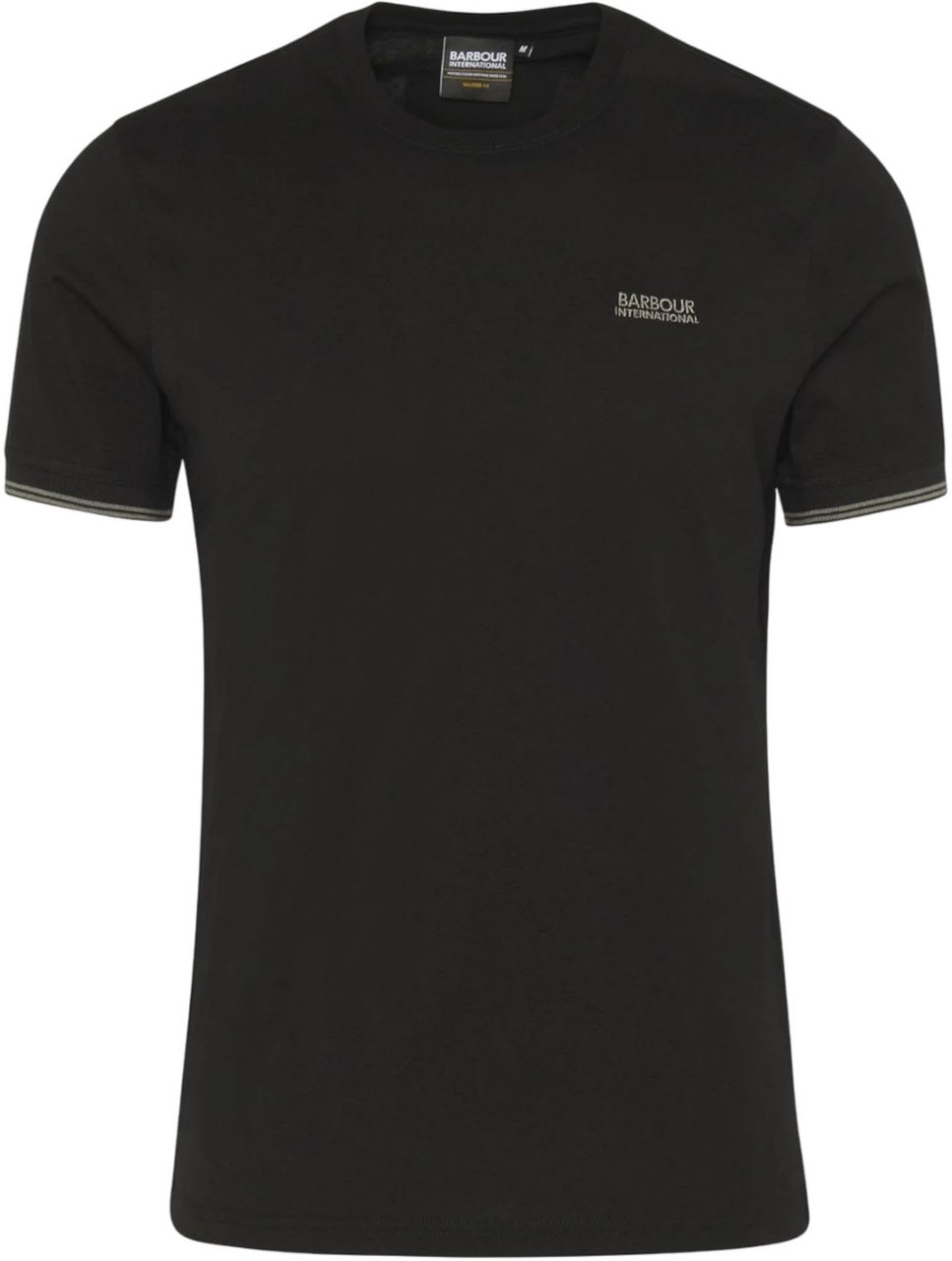 Barbour T-Shirts And Polos Black Zwart