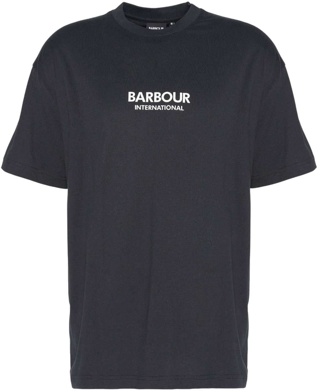 Barbour T-Shirts And Polos Black Zwart