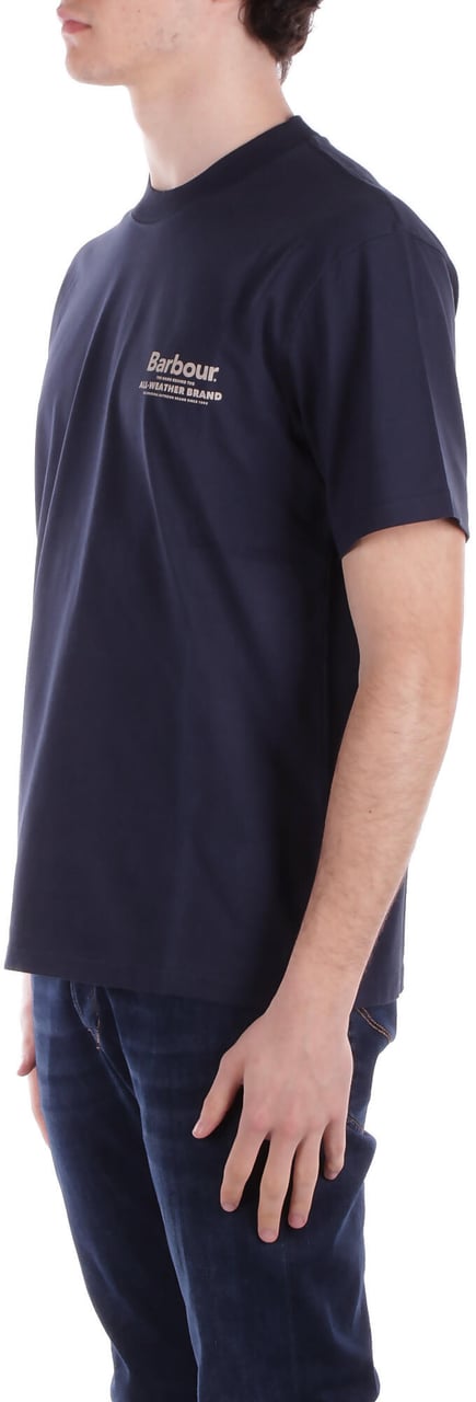 Barbour T-Shirts And Polos Blue Blauw