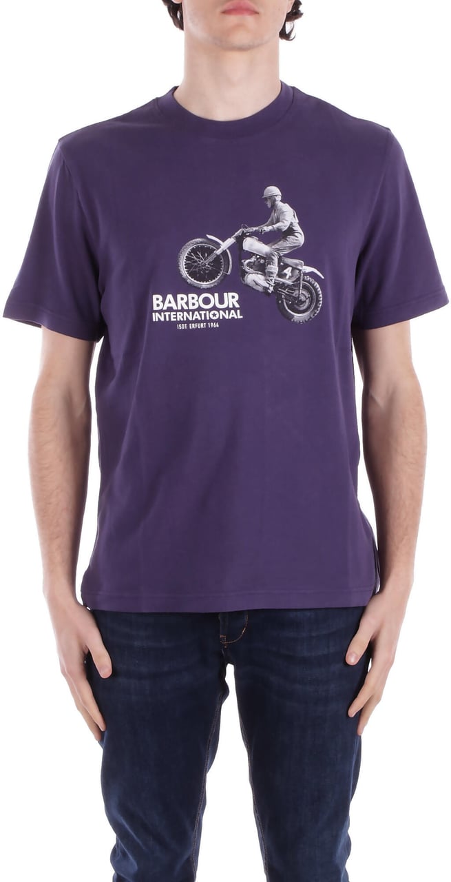 Barbour T-Shirts And Polos Blue Blauw