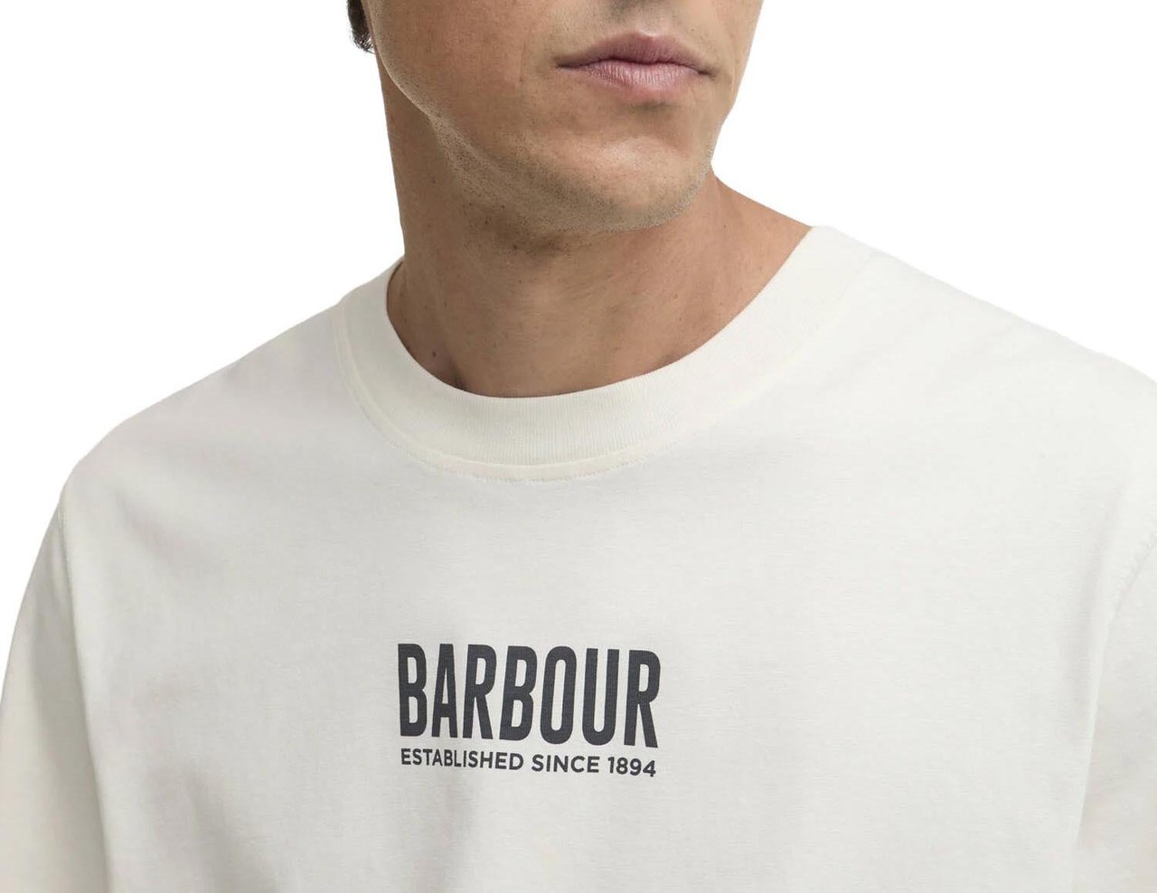 Barbour - Wildfell relaxed graphic t-shirt - MTS1552 - BE13 Neutral Wit