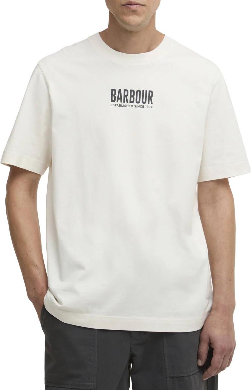 Barbour - Wildfell relaxed graphic t-shirt - MTS1552 - BE13 Neutral Wit