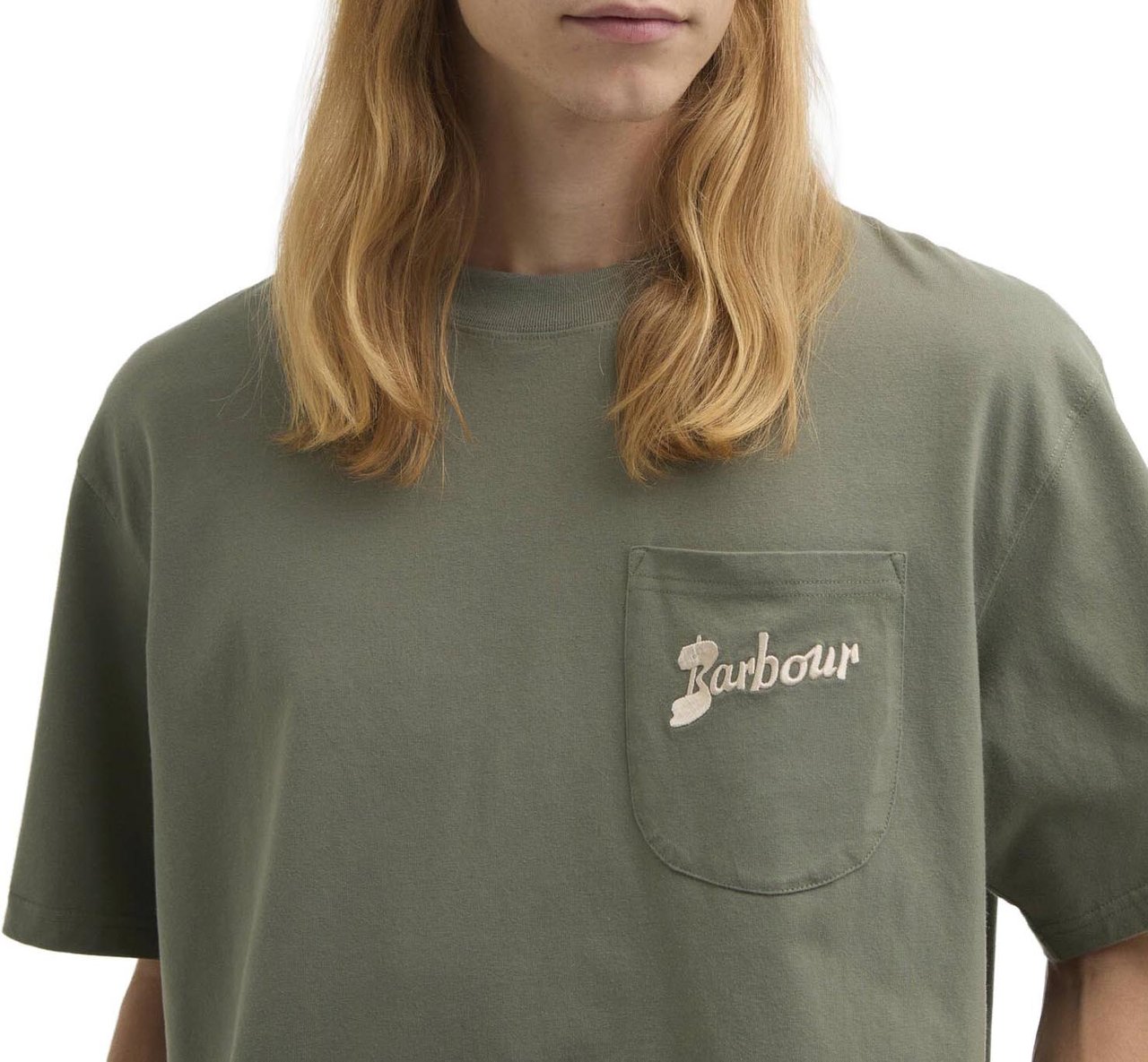 Barbour - Links os t-shirt - MTS1556 - GN68 Green slate Groen