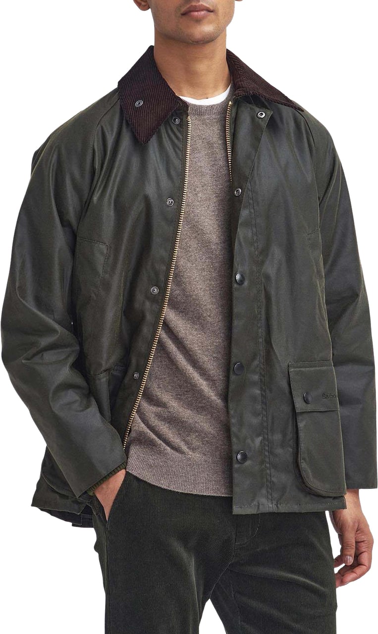 Barbour Heren BEDALE WAX JACKET Groen