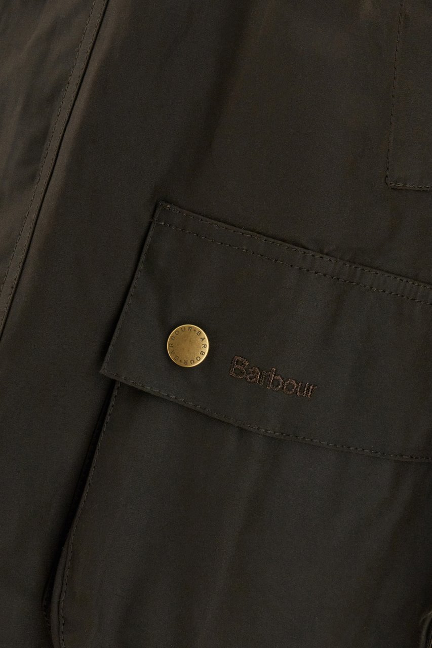 Barbour Dark brown cotton Ashby jacket Bruin