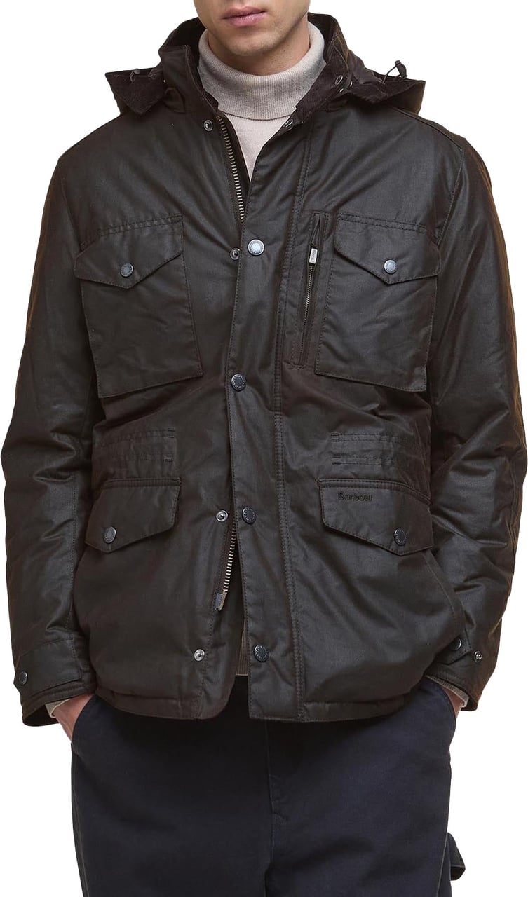 Barbour Heren WINTER SAPPER WAX JACKET Bruin