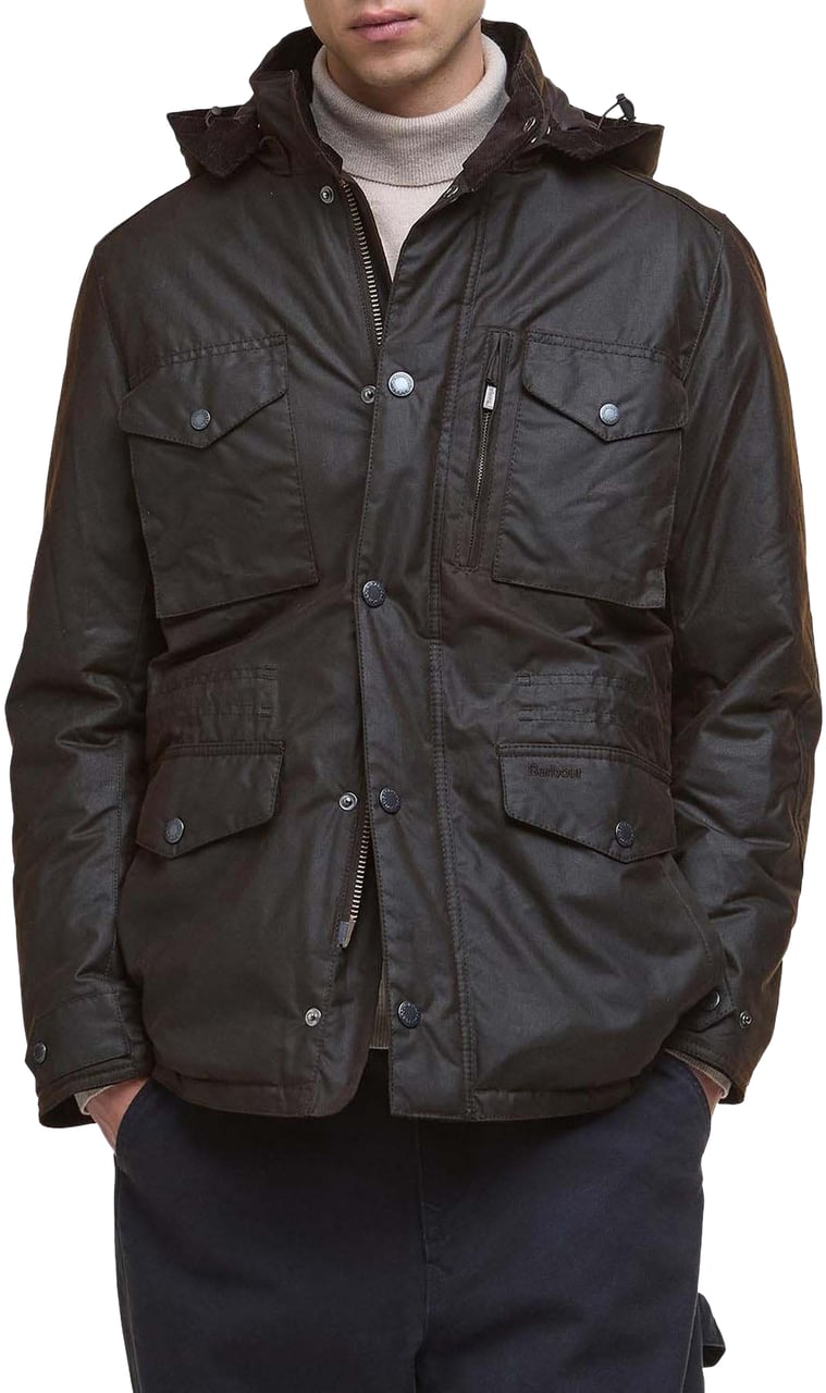 Barbour Heren WINTER SAPPER WAX JACKET Bruin