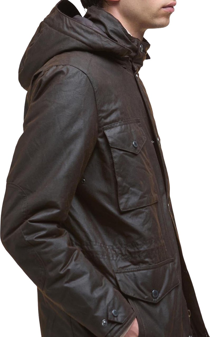 Barbour Heren WINTER SAPPER WAX JACKET Bruin