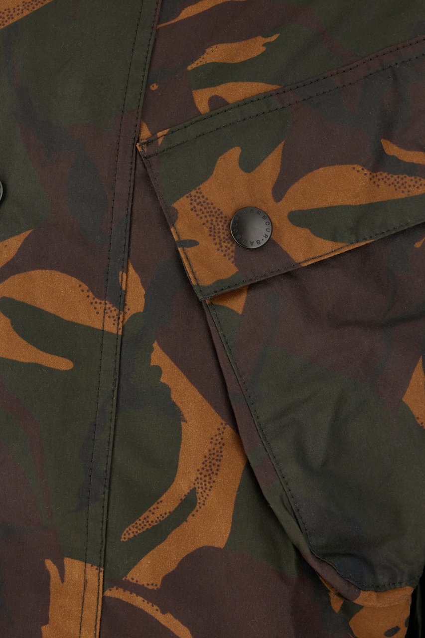 Barbour Barbour Printed brown cotton Camo jacket Divers