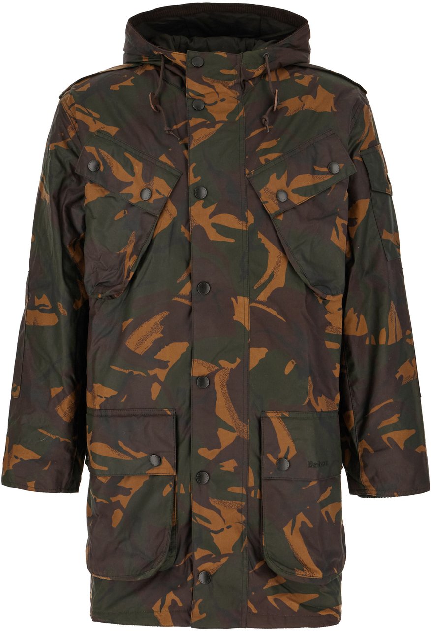 Barbour Barbour Printed brown cotton Camo jacket Divers