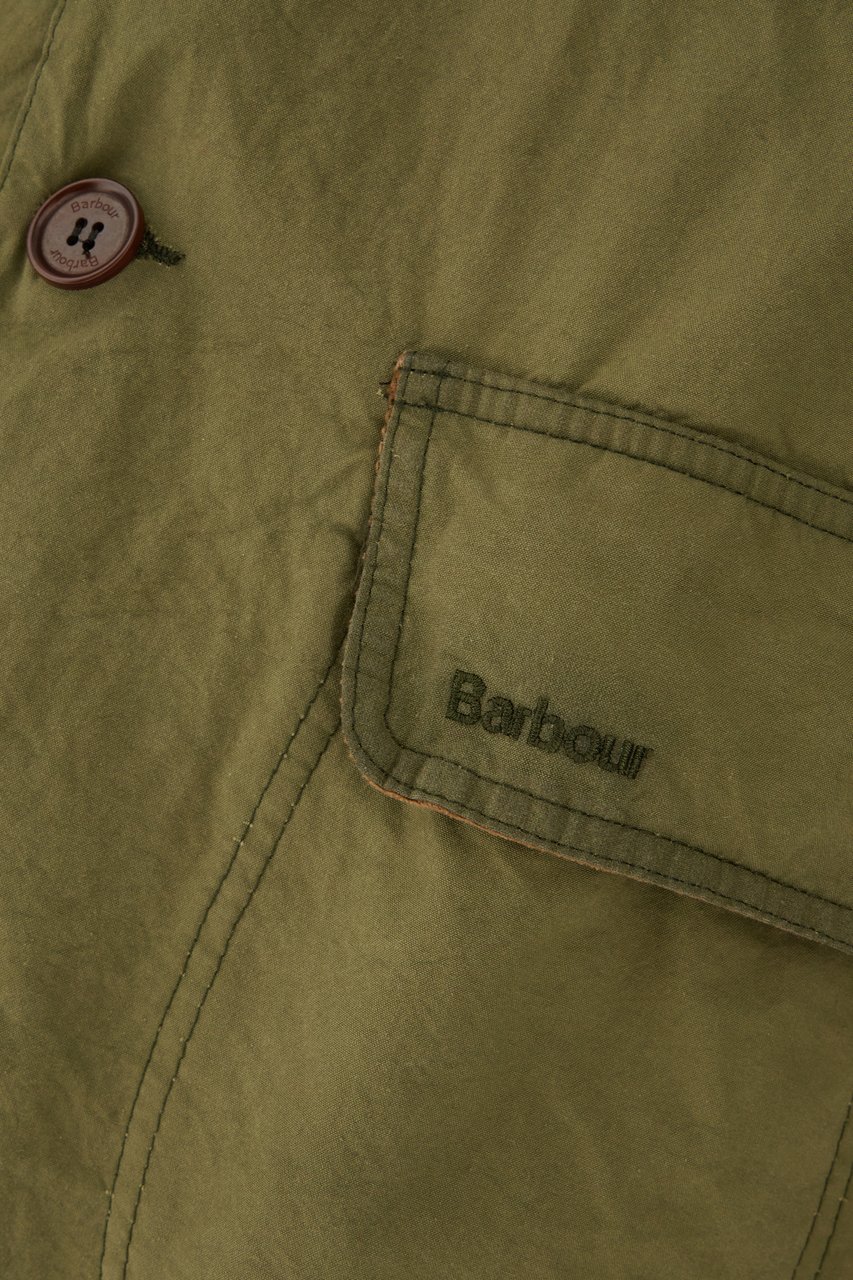 Barbour Barbour Olive green cotton Workwear jacket Groen