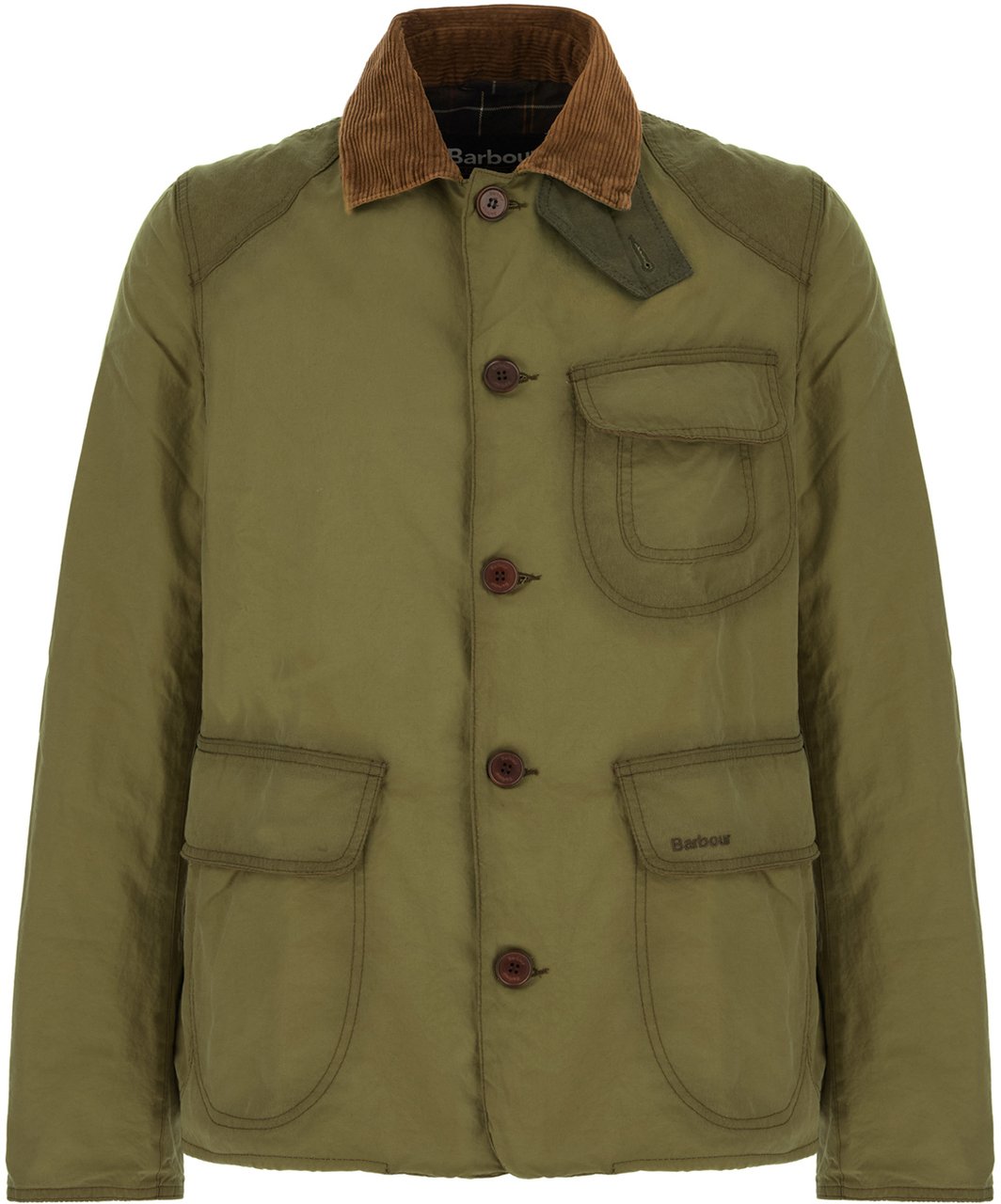 Barbour Barbour Olive green cotton Workwear jacket Groen