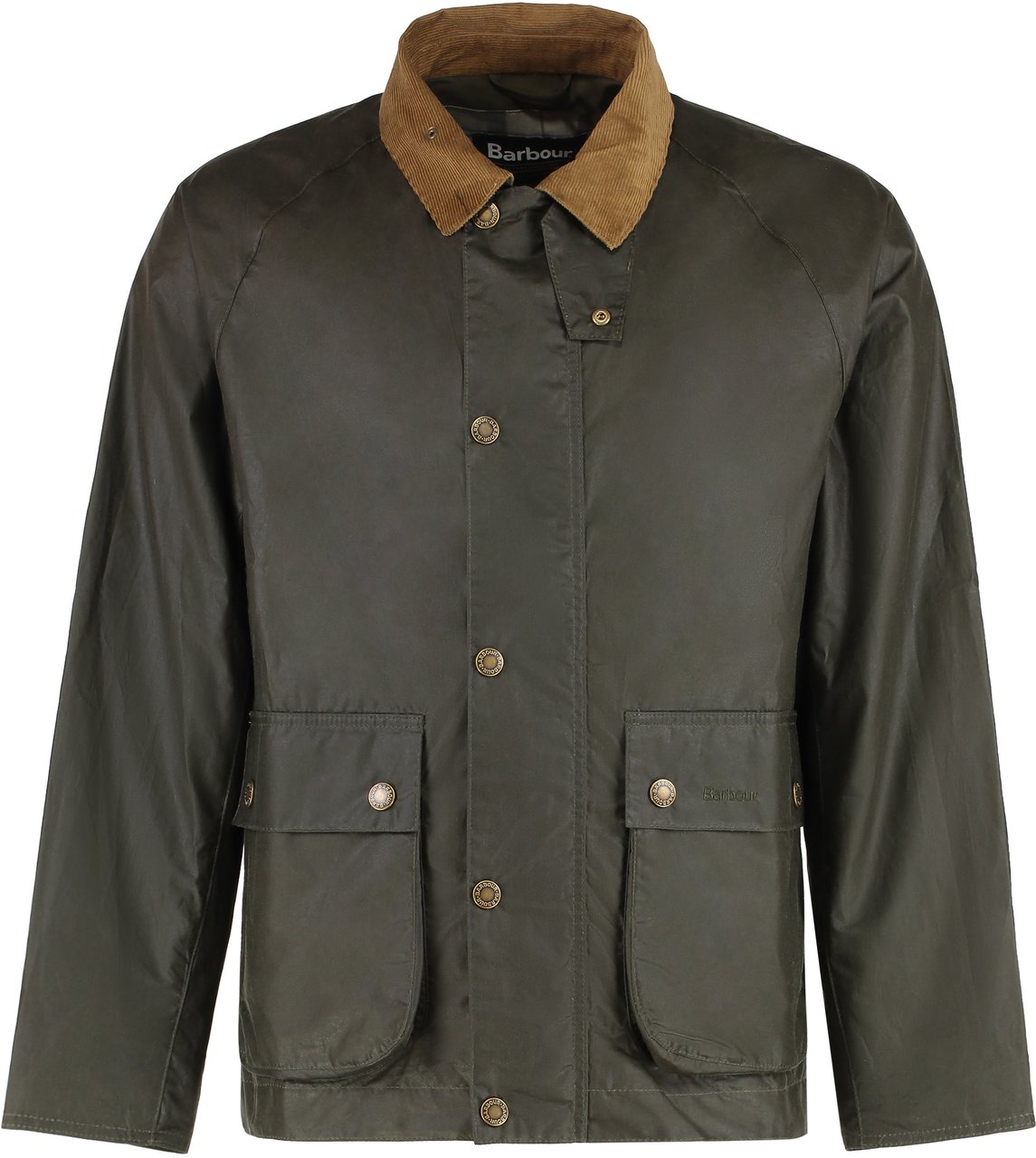 Barbour Modern Bedale waxed cotton jacket Groen